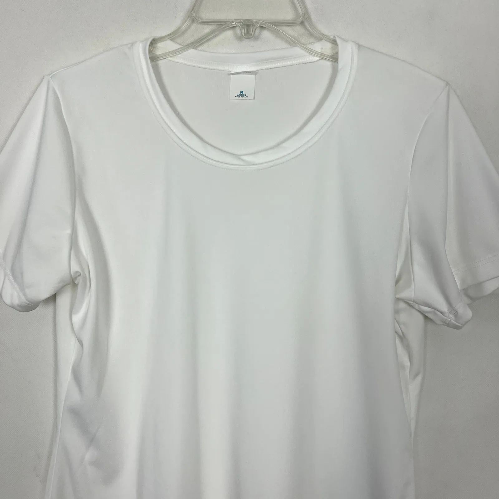 Sport-Tek Women's Activewear White Tee Size Medium - Image 3