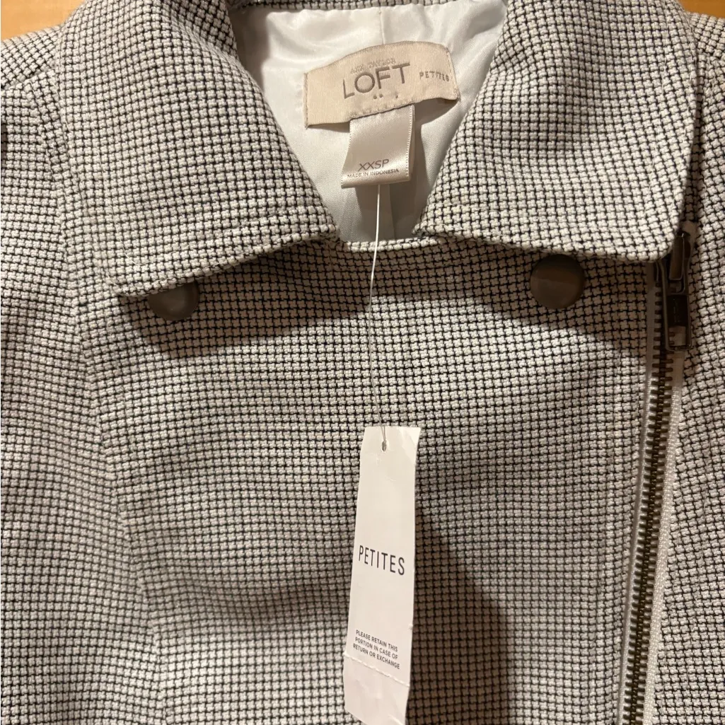 Loft Ann Taylor  Moto Jacket NWT - Image 4