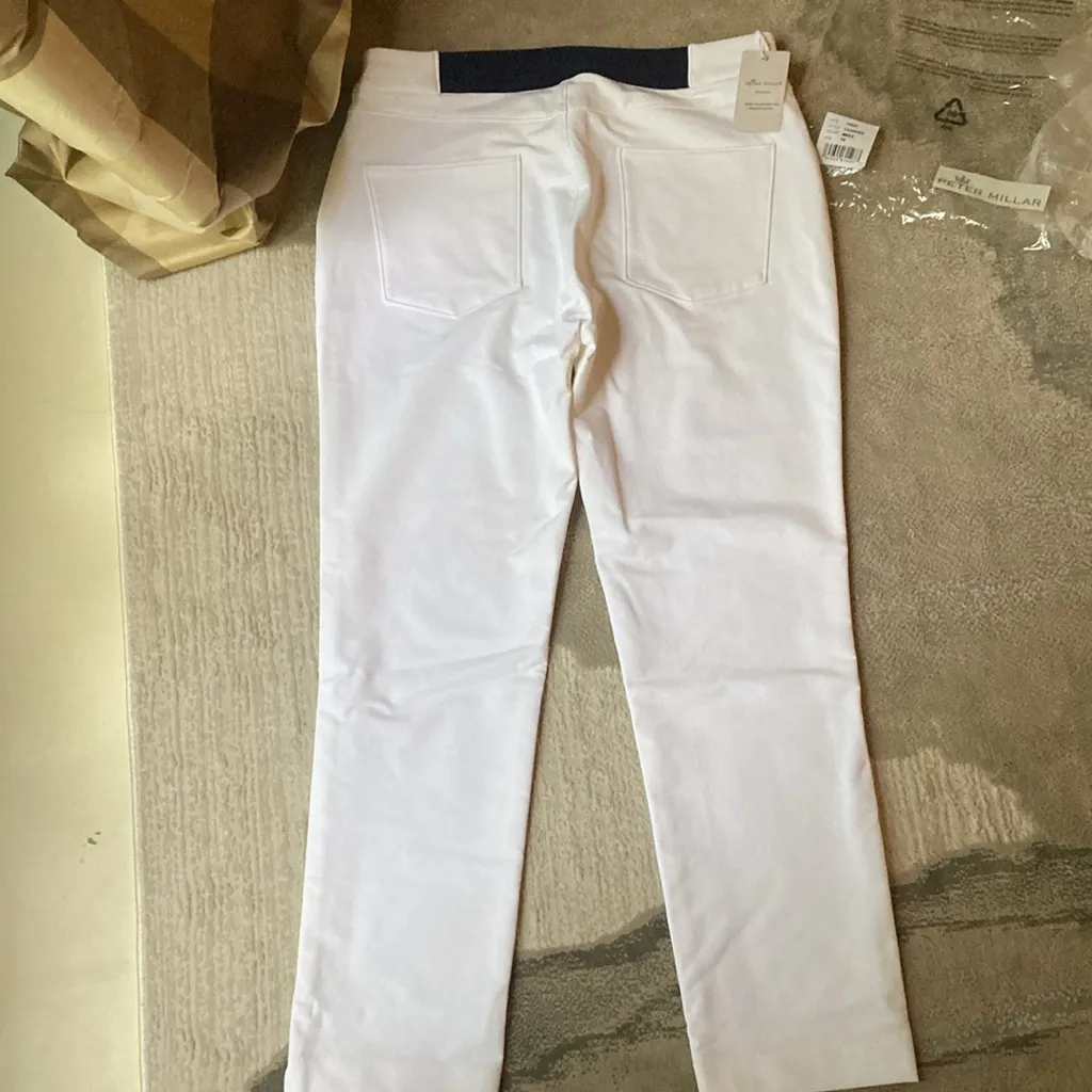  Peter Millar women’s white pants, NWT - Image 4