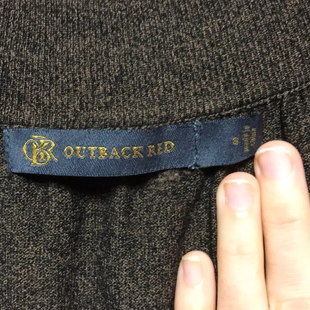 Outback Red brown 3/4 sleeve scoop neck pullover - Image 3