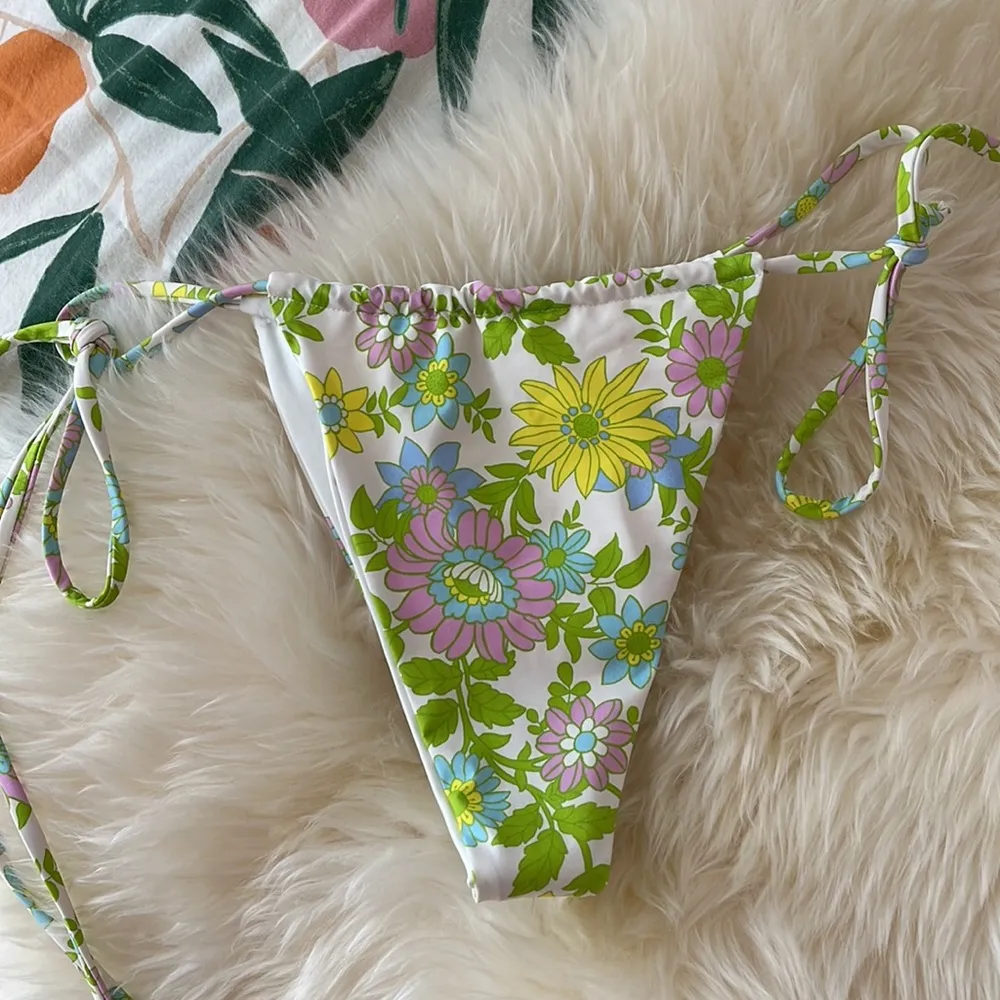 free people floral frankies tia bikini - Image 5