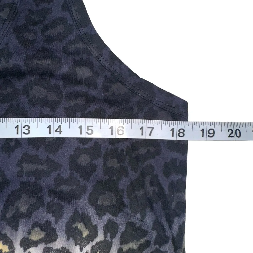 Raquel Allegra Leopard Print Ombre Dip Dye Midi Tank Dress 2 (MEDIUM) - Image 7