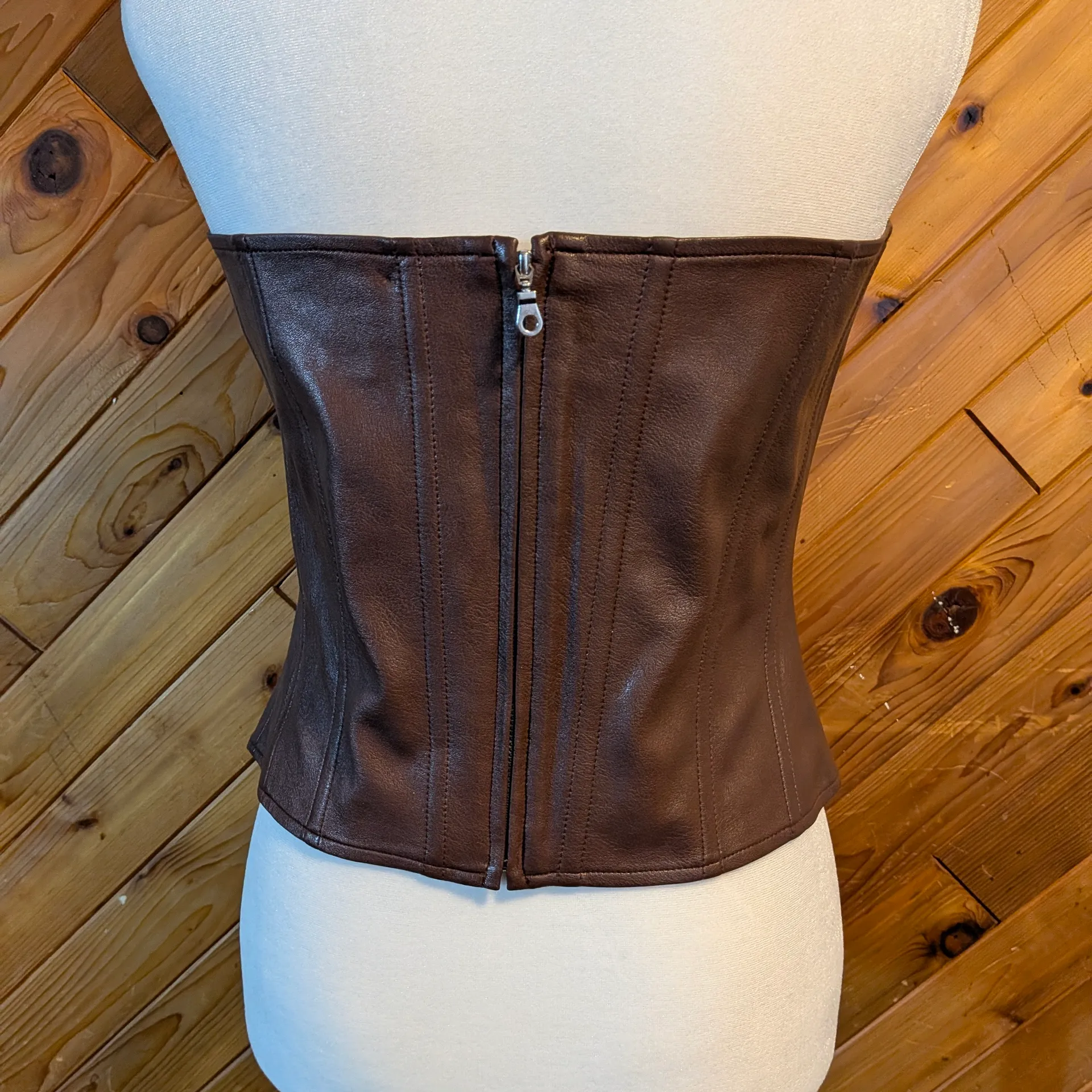 Miaou Dark Brown Leia Corset Size Medium - Image 4