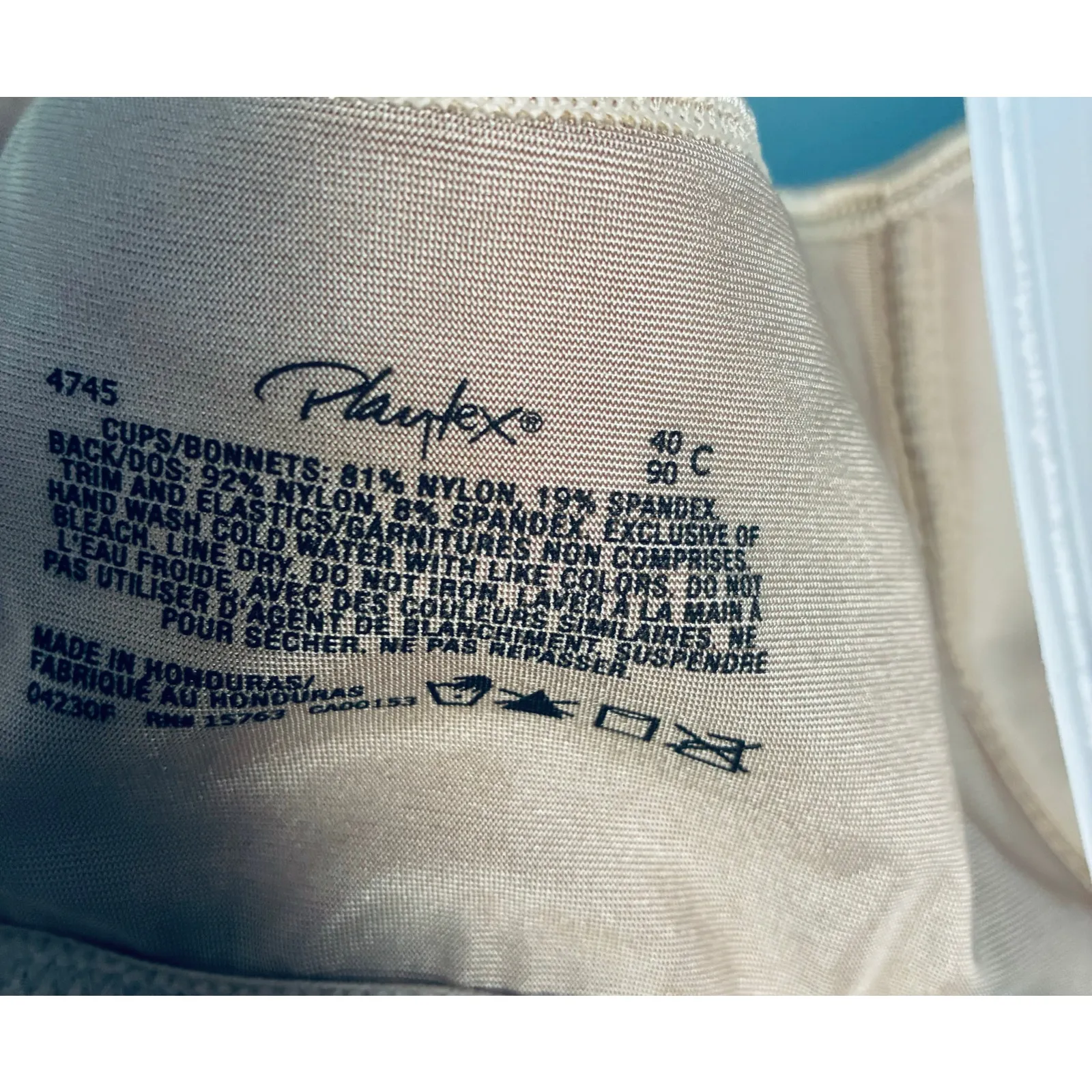 Playtex  Unlined Bra 40C Beige - Image 6