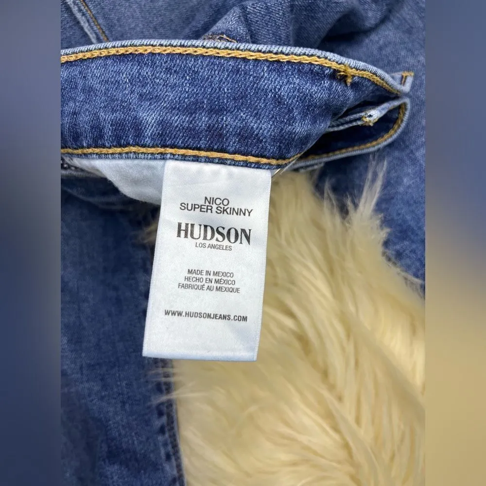 Hudson Nico super skinny crop denim sz 27 - Image 4