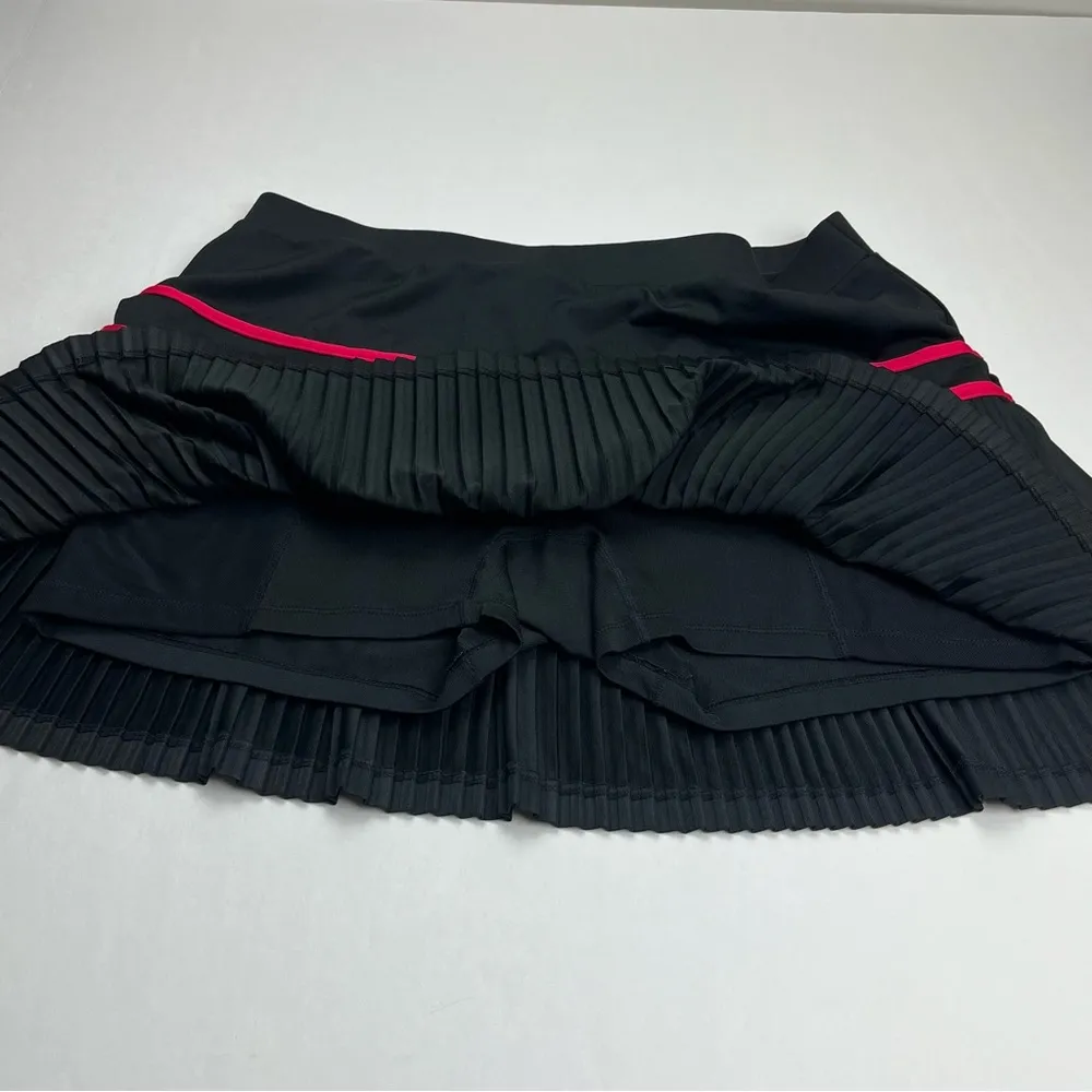 Tail Womens Size Large Black Pink Pleated Skort Tennis Golf Pickle Ball Athletic - Image 7