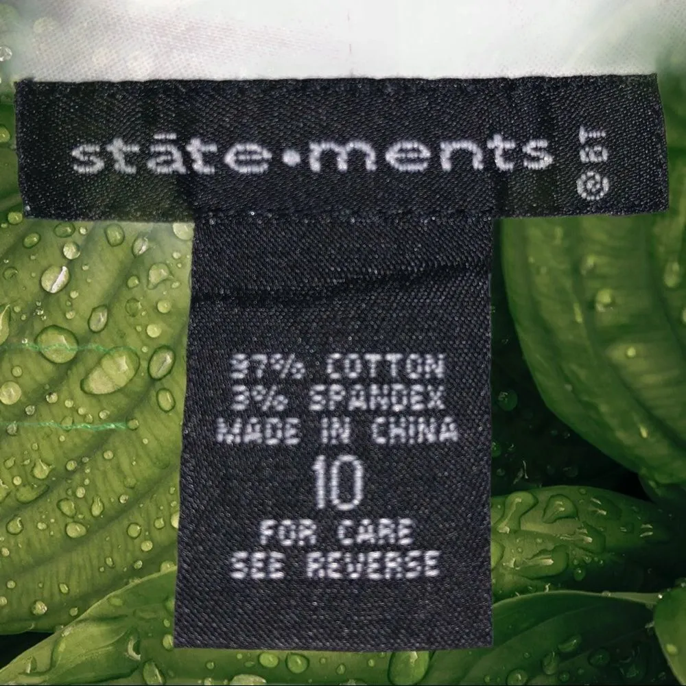 Nwot State ments brand white embroidered skort. White Size 10 - Image 3