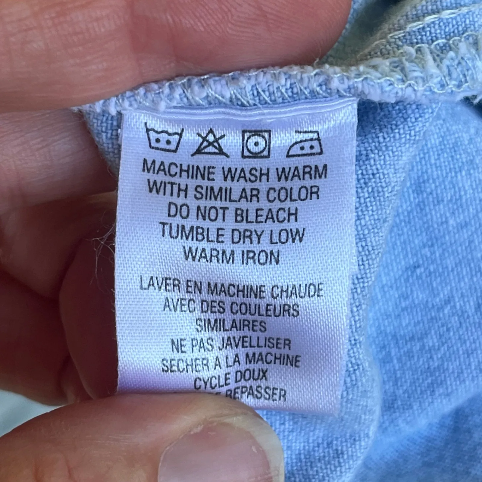 Harley Davidson Women's Vintage Centennial Long Sleeve Denim Shirt Size L Blue Size L - Image 8