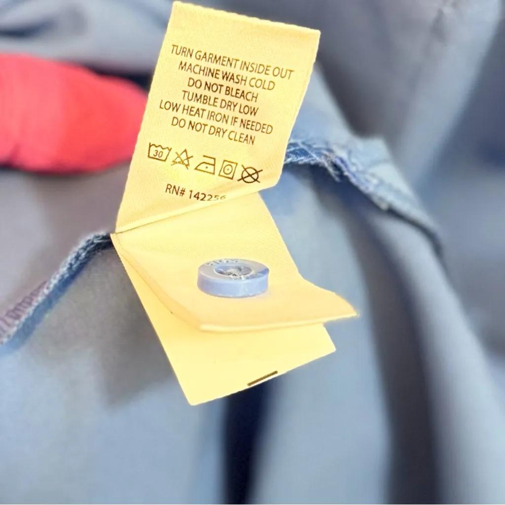 Figs Embu Popover Scrub Top in Ceil Blue - Image 7