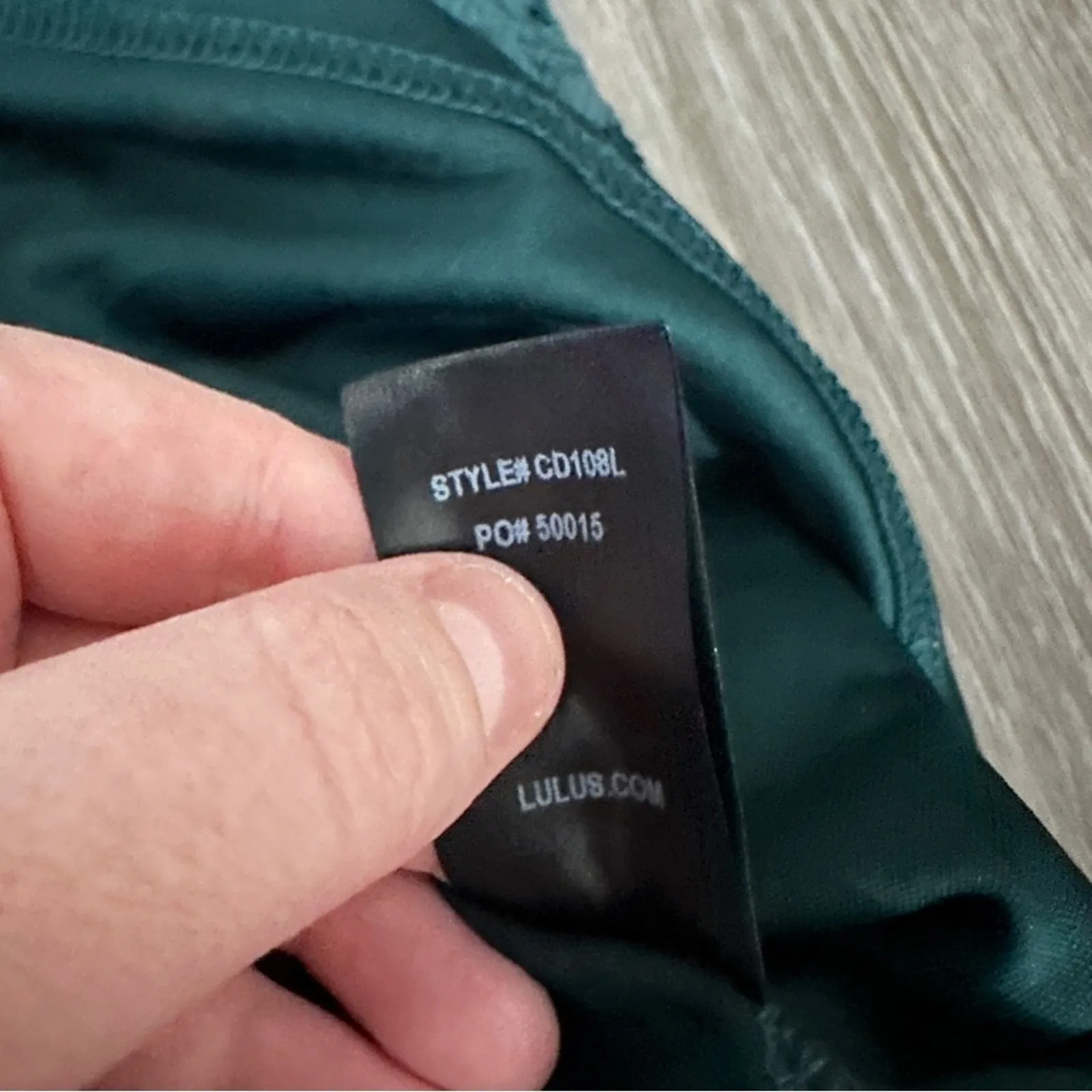 Lulus Favorite Flair‎ Green Floral Lace Flounce Bell Sleeve A-Line Mini Dress M - Image 9