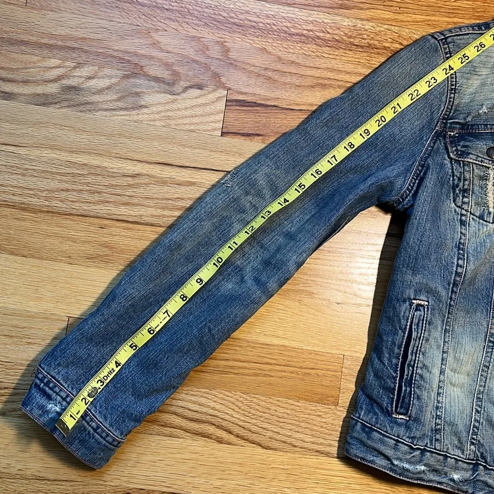 Polo Jeans Co Women’s Distressed Sherpa Jacket Size S - Image 8