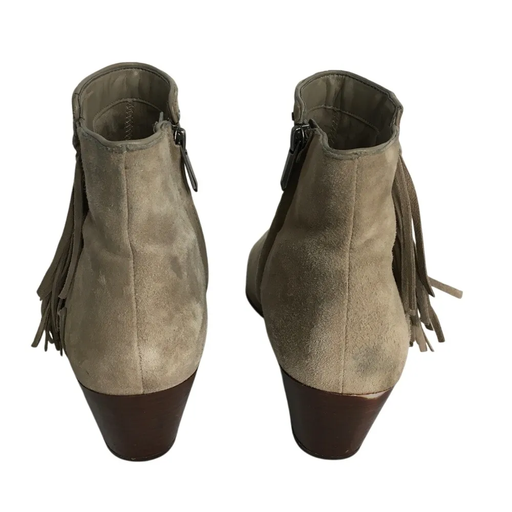 Sam Edelman Womens‎ Shoes Size 8.5 Sam Edelman Rudie Fringe Studded Suede… - Image 6