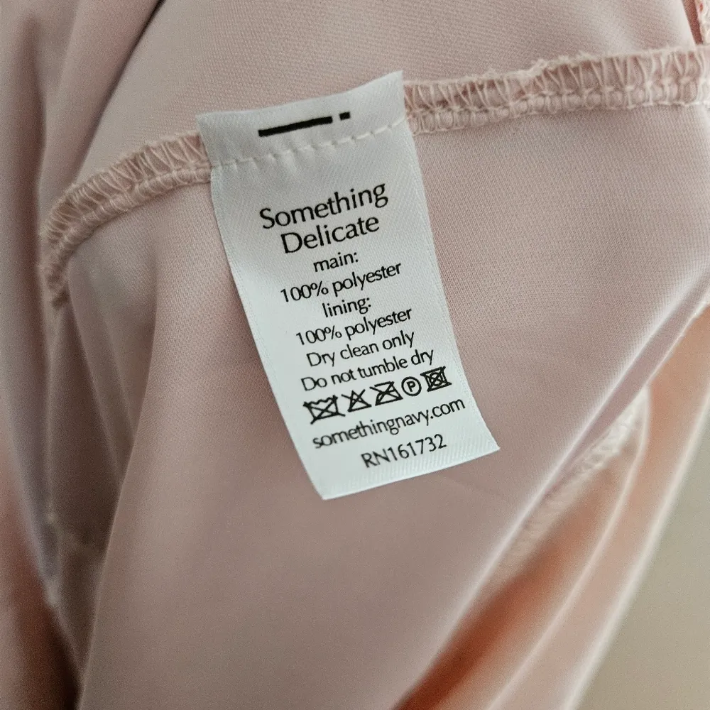 Something Navy Dress Floral Pleated Tiered Cream Multi Maxi Midi Garden Party - Image 12