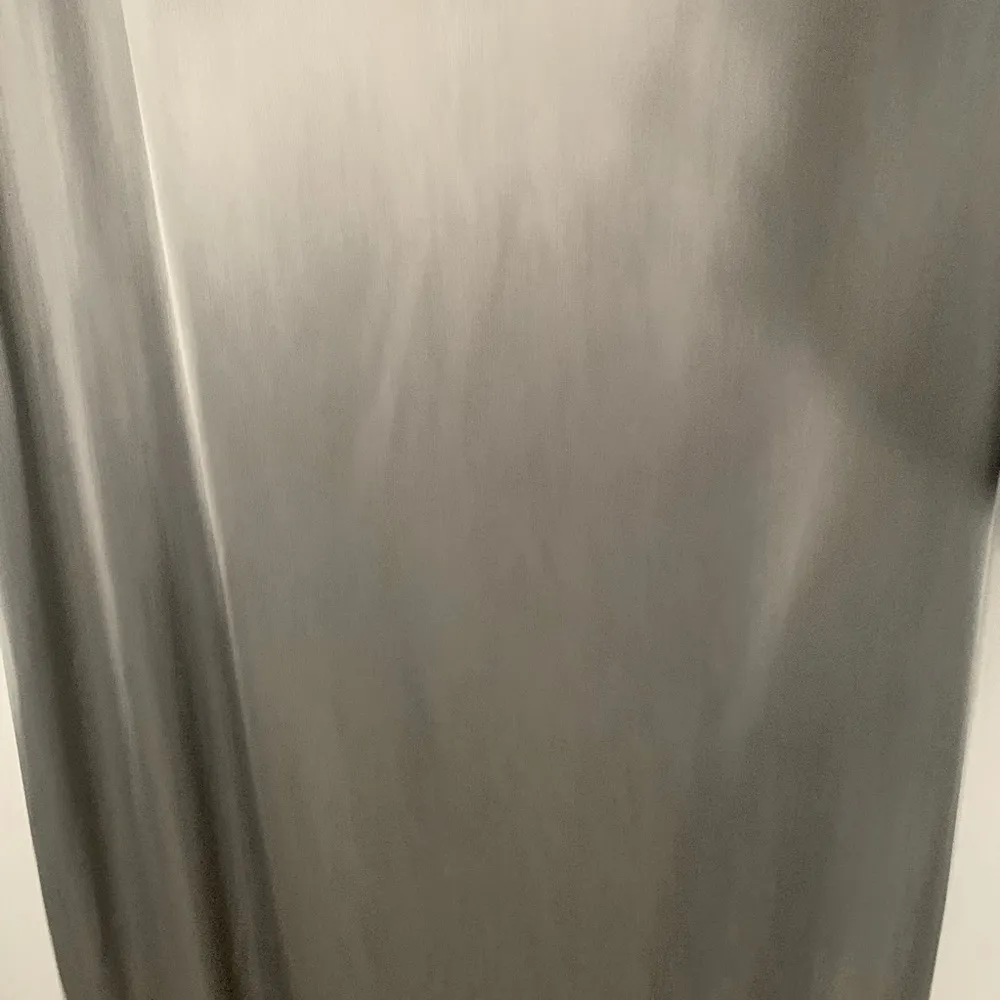 Zara gray satin cold shoulder midi dress - Image 6