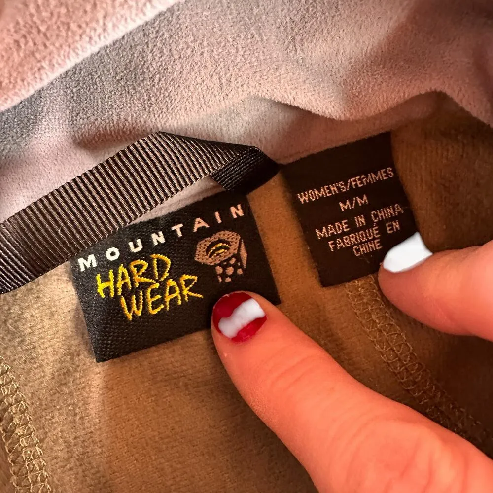 Mountain Hardwear Women's Green Nylon Zip Up Jacket Size Medium - Image 8