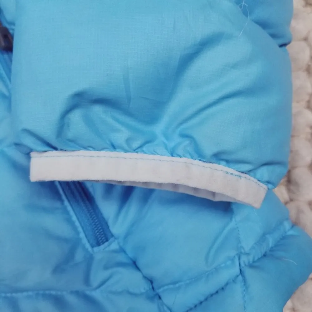 Patagonia Hi-Loft Down Sweater Jacket Blue Sz Medium - Image 12