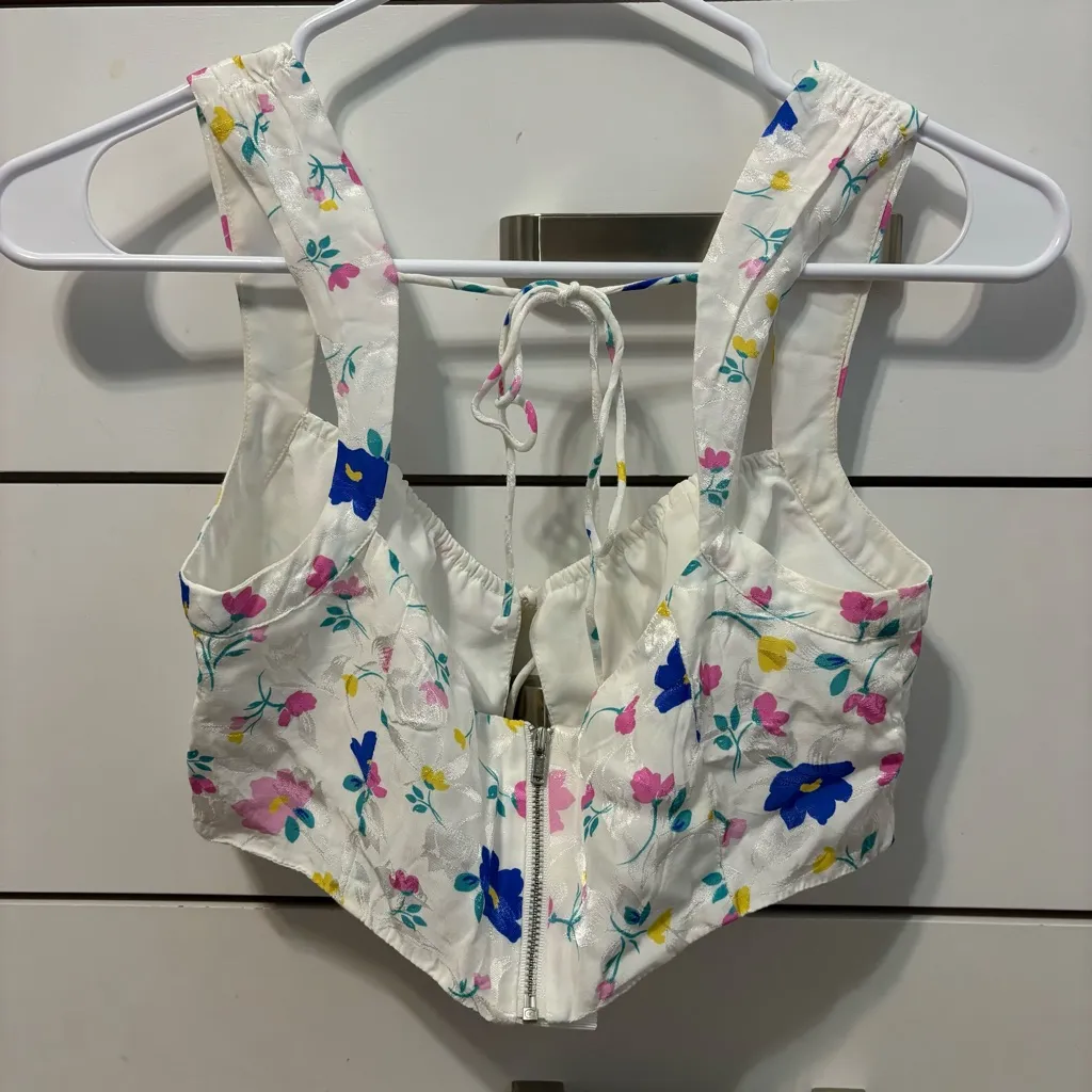 For Love & Lemons Farrah Crop Top - Image 3