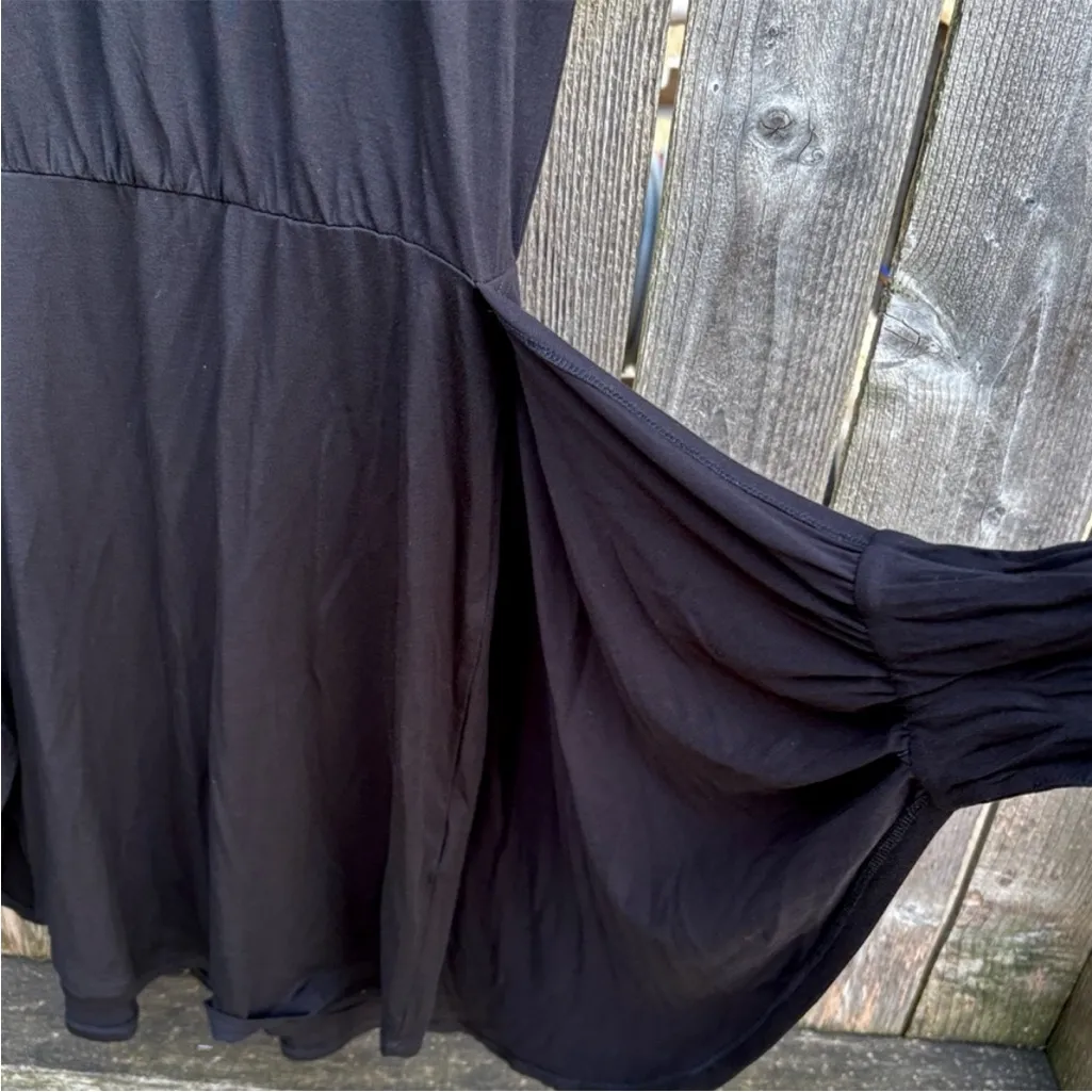 EUC Veronica Beard Bernice Stretch Jersey
Front Tie Dress Black Size Medium - Image 8