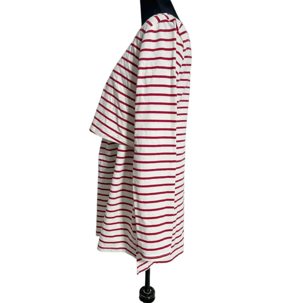 Seraphine Size Maternity Medium Top Blouse Long Sleeve Breast Feeding Friendly - Image 4