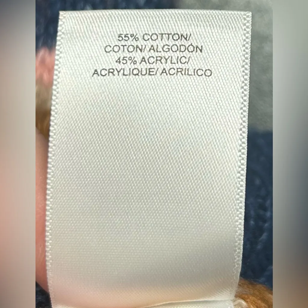 Lucky Brand Women’s Size L Striped Crew Neck Sweater - Image 4