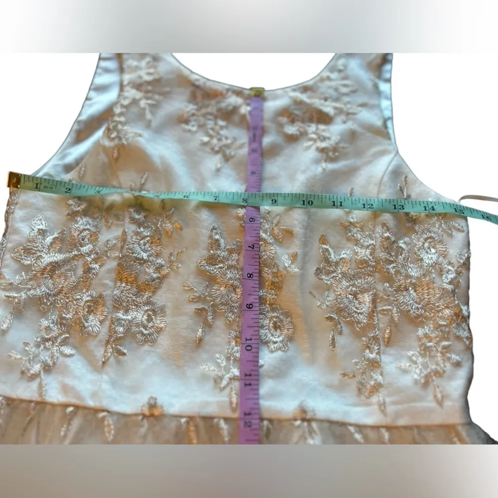 Althea New‎ Gold and cream dress size 8 - Image 9