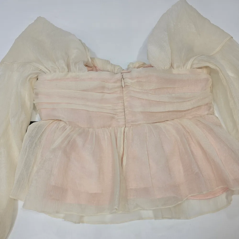 House of Harlow  1960 X REVOLVE Burna Blouse in Cream - Image 7