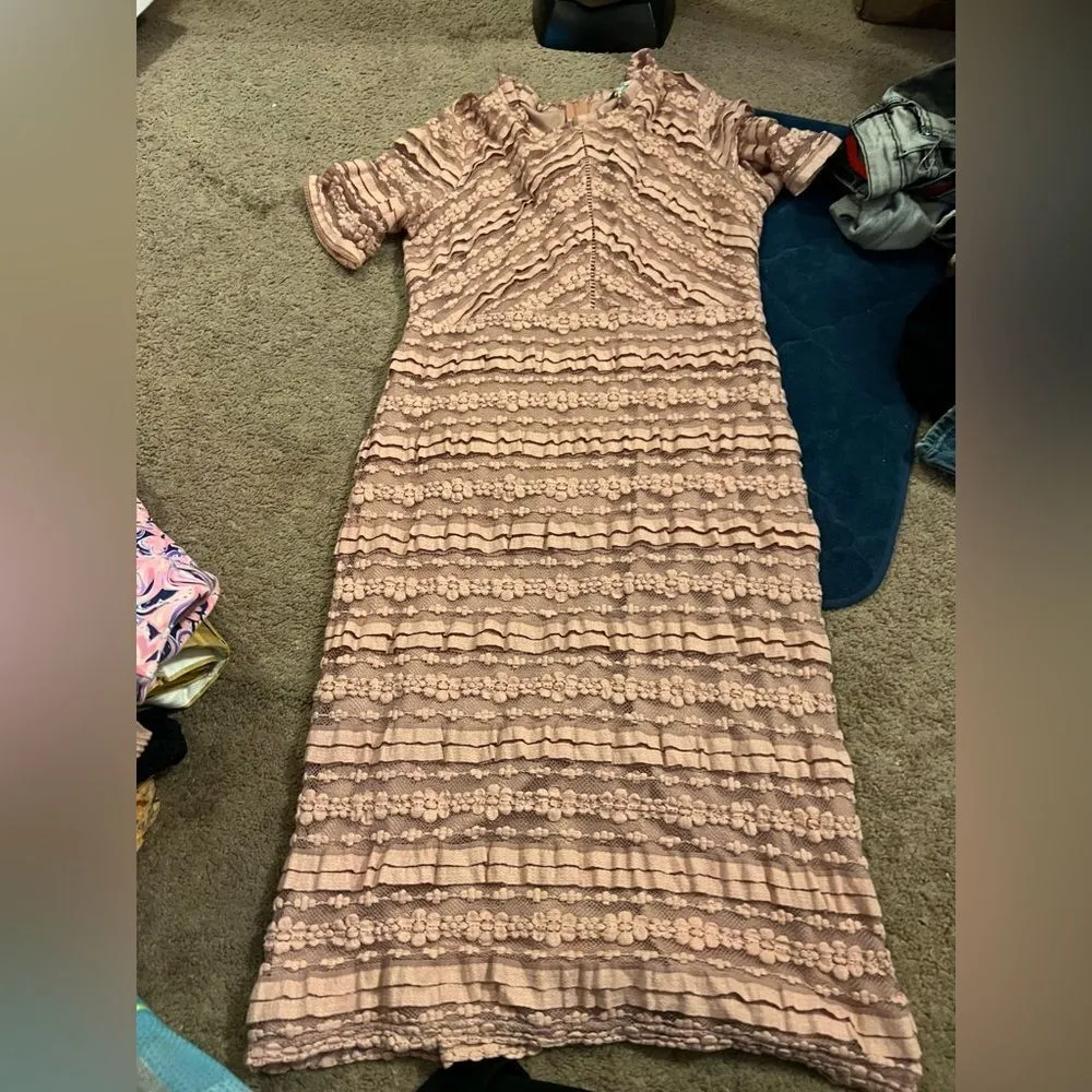 Polagram lace pink dress M - Image 2