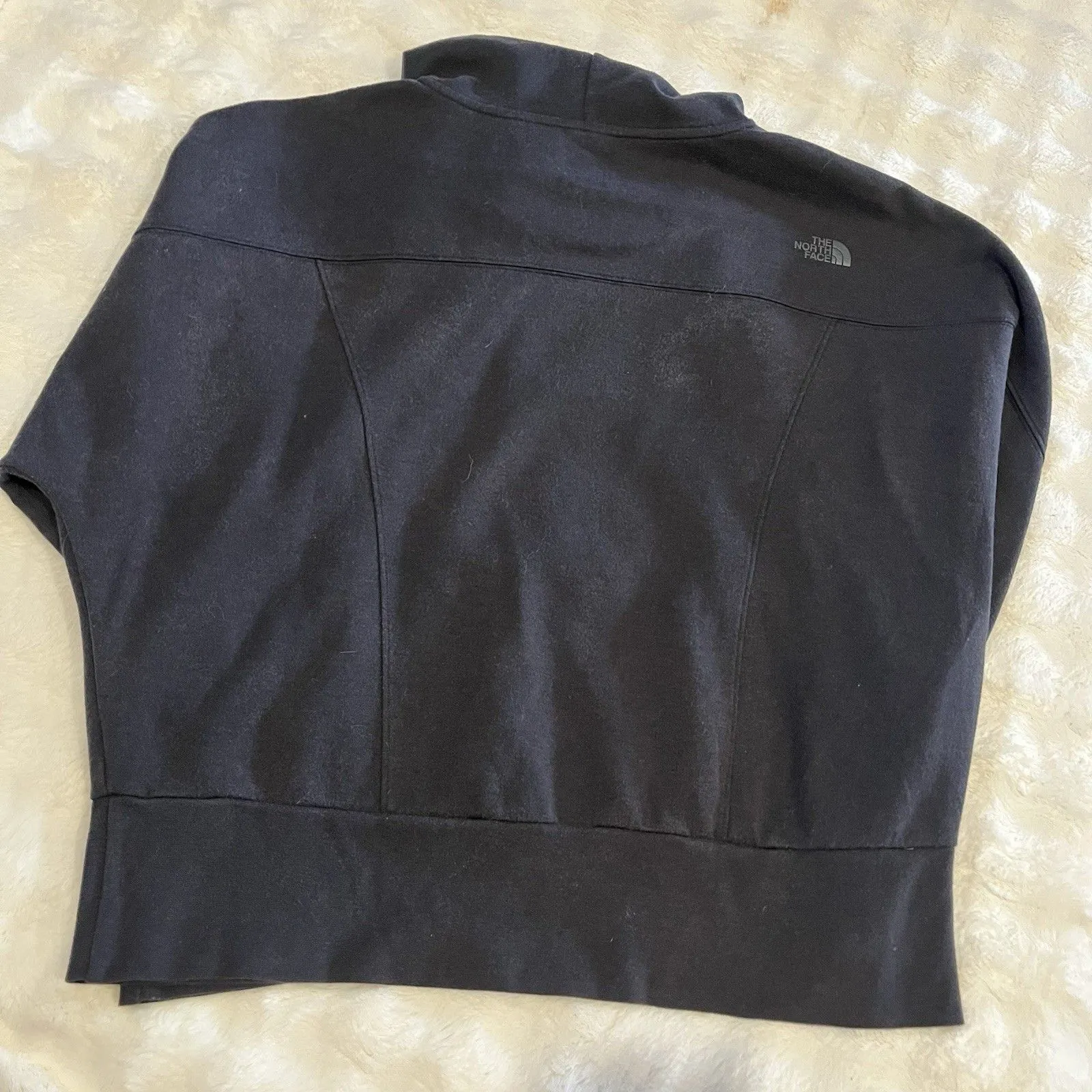 North Face Hoodie Women’s Medium Long Sleeve Black Pullover Hooded Lightweight - Image 8