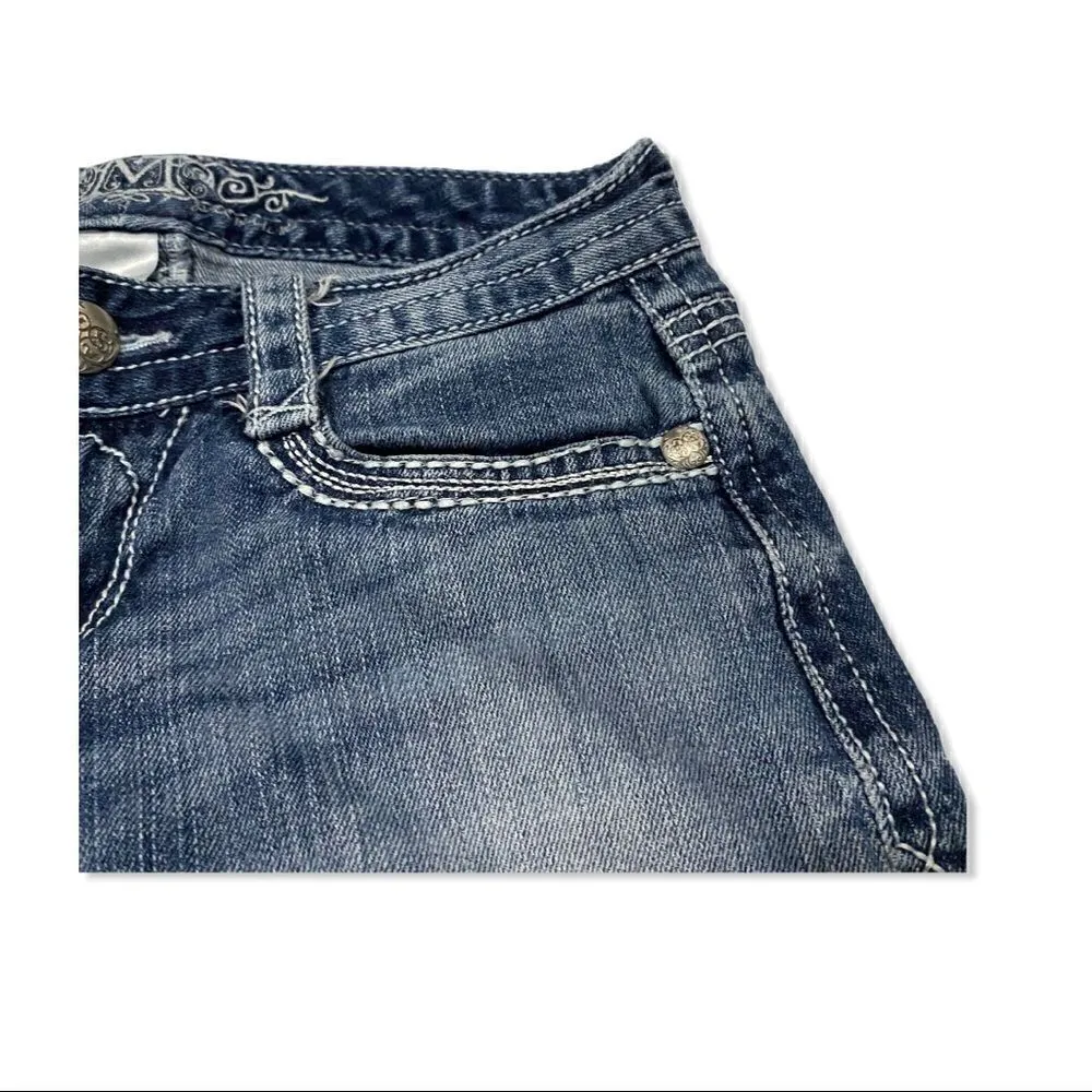 Maurice's  Denim Crop Jeans Size 1/2 - Image 3
