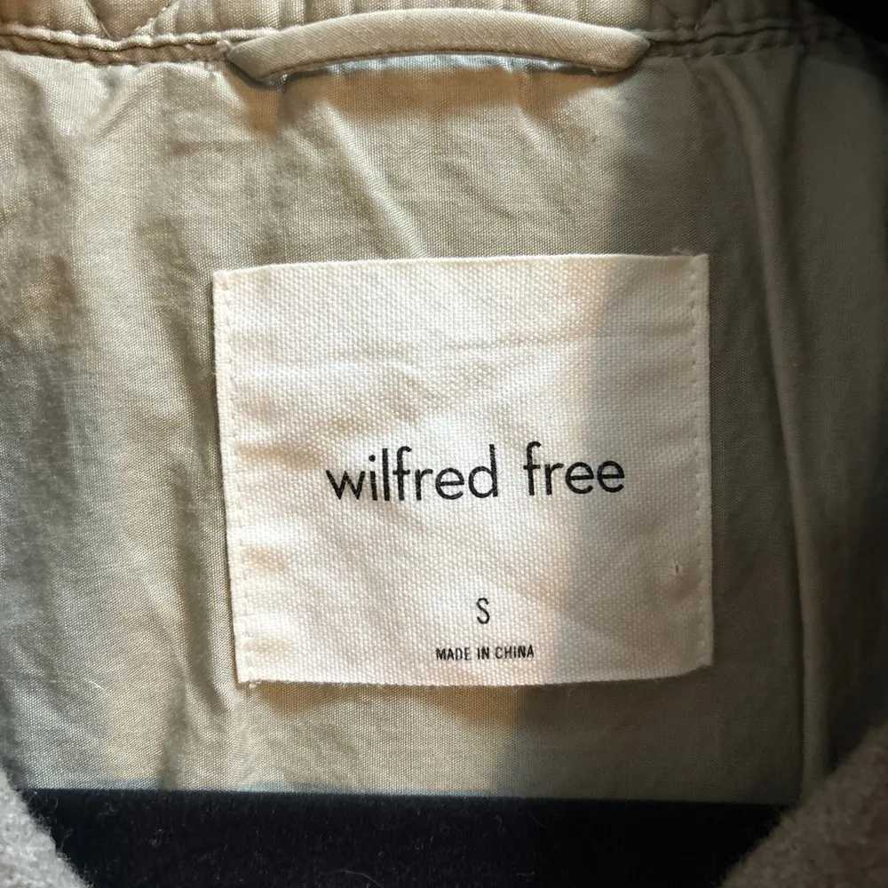 Wilfred Free The Ganna Shirt Jacket - Beige with Olive tones, Sz S - Image 3