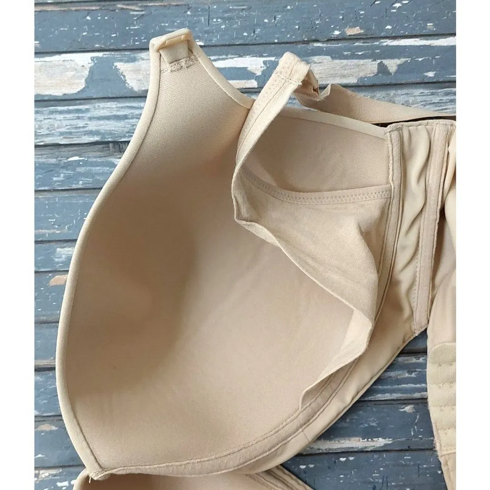 Motherhood Intimates Size 38DD Solid Beige Nude Clip-Down Cups Nursing Bra - Image 6