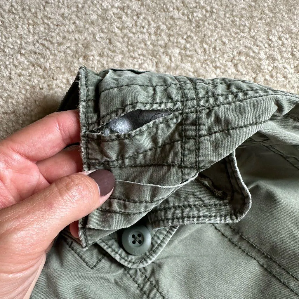 American Eagle Outfitters Olive Cargo Pants - Image 9