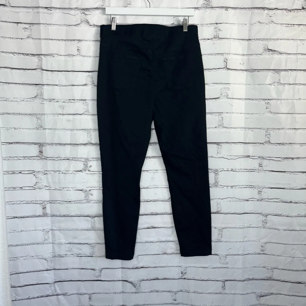 Buffalo David Bitton Pull-On Black Stretch Pants Women’s Large Tencel Blend Slim - Image 10