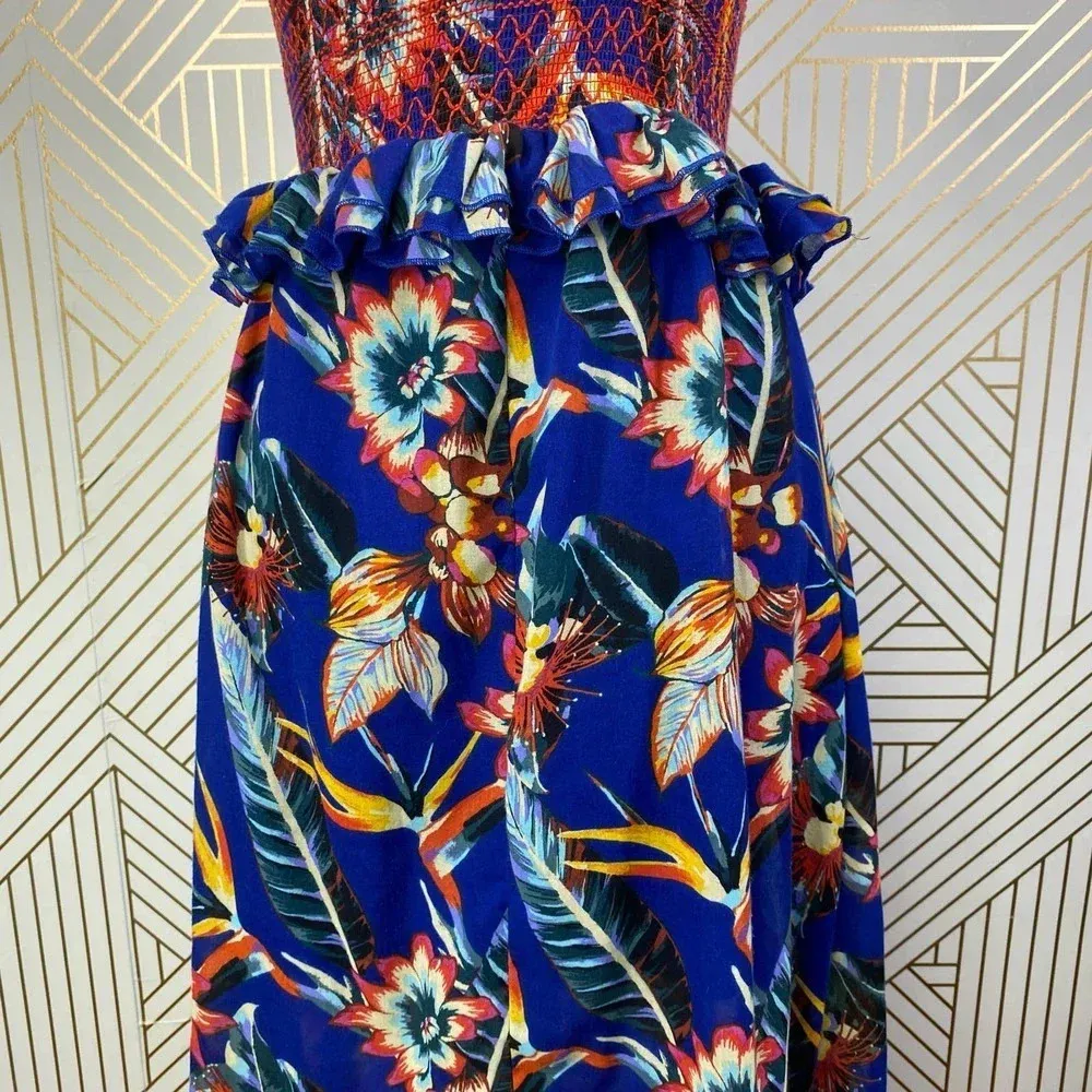 Red Carter Ava Dress in Paradise Blue/Red‎ Floral - Image 6
