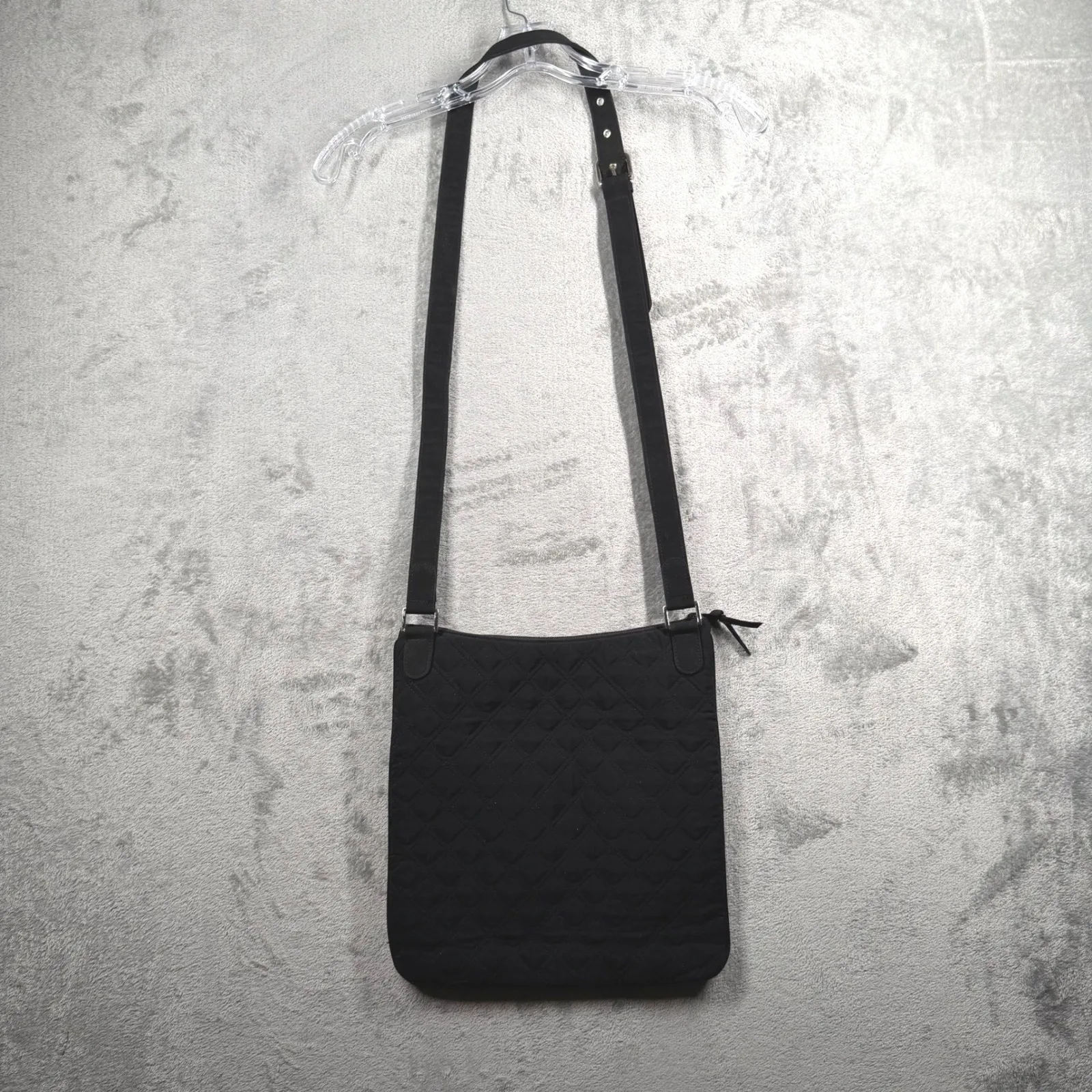 Vera Bradley Crossbody Bag Black Quilted Purse Pockets Travel Essential Shoulder - Image 3