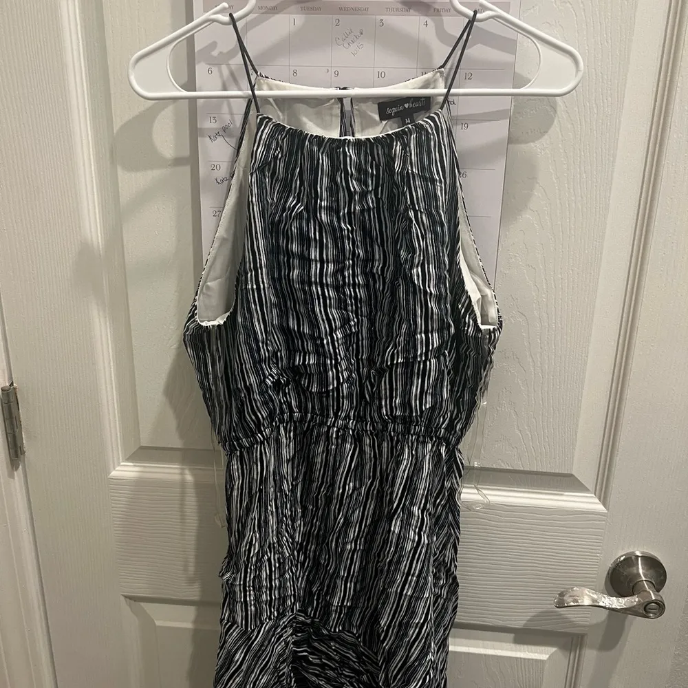 Medium navy and white dress - Image 3