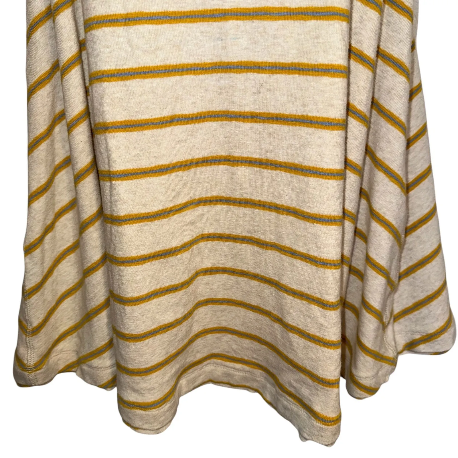 FREE PEOPLE WE THE‎ FREE Yellow & Blue Stripe Tank Top Garden Tunic EUC Small - Image 5