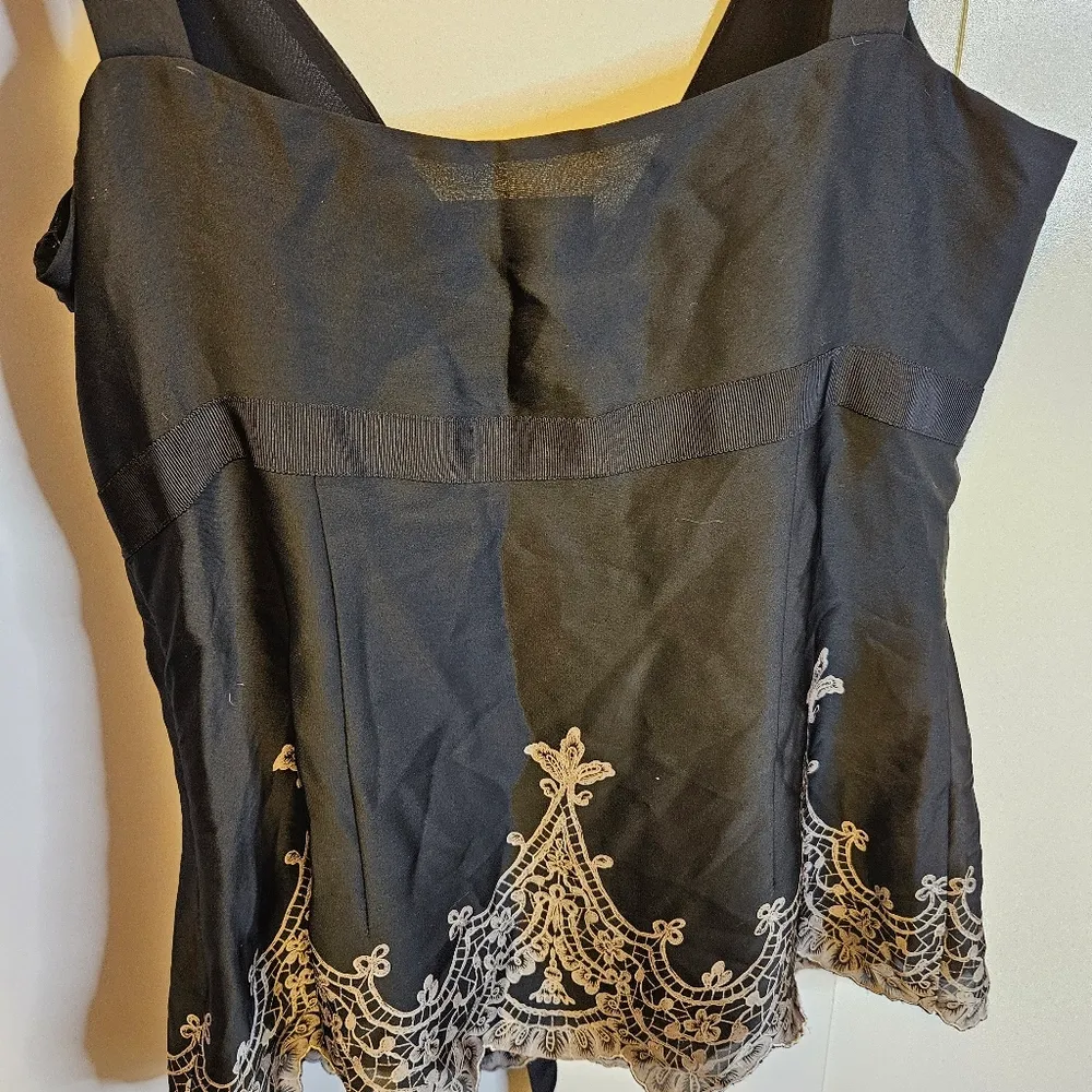 dressy black top NWOT - Image 3