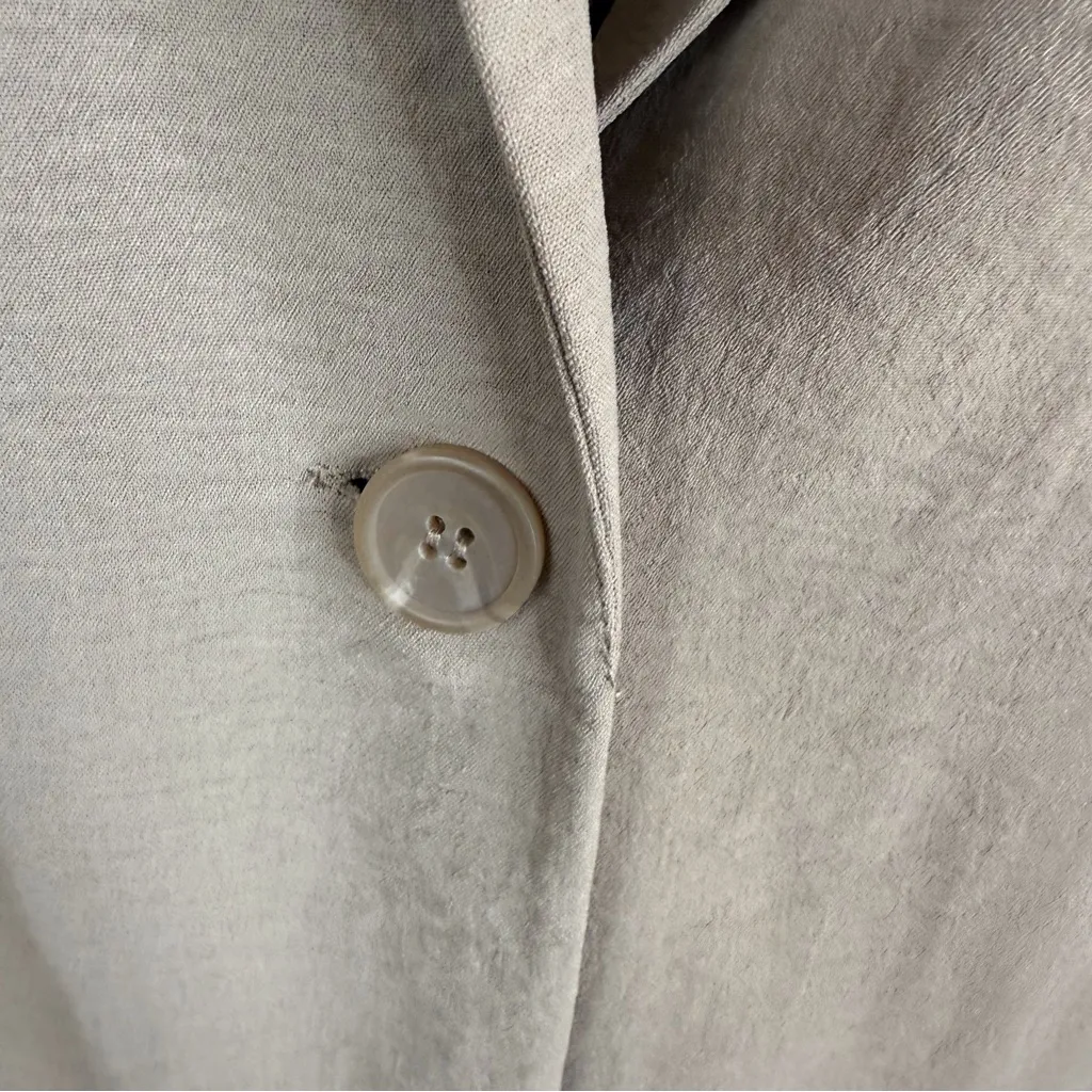 Adrianna Papell One Button Cinched Sleeve Size Large Basic Jacket‎ Blazer Office - Image 6