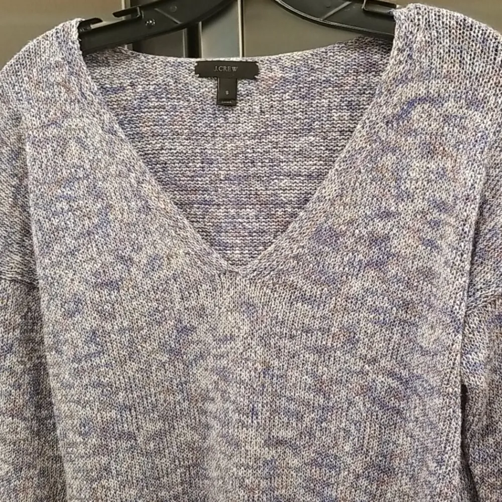 💕JCREW💕 Flared Sleeve Marled Knit Swing Sweater - Image 7