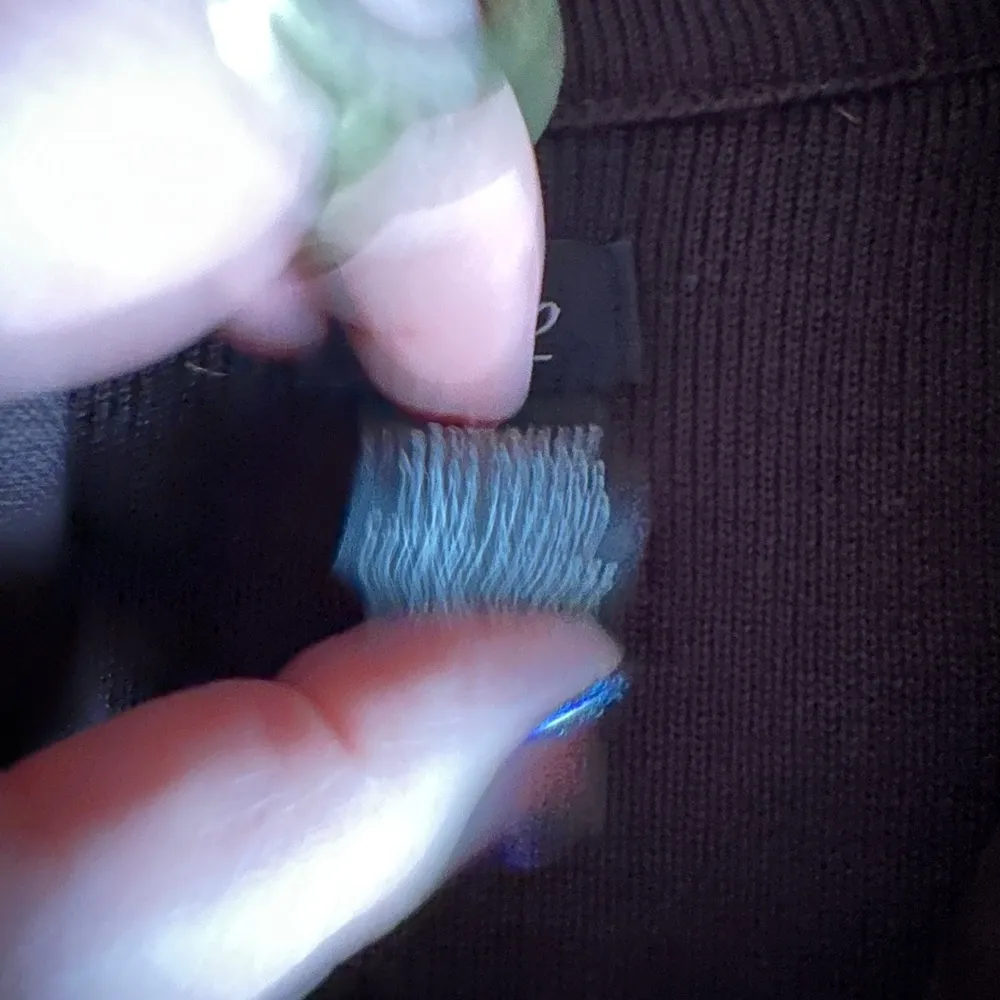 Mossimo Y2K Mocha Brown Suede Jacket with Knit Sleeves, Size L Size L - Image 3