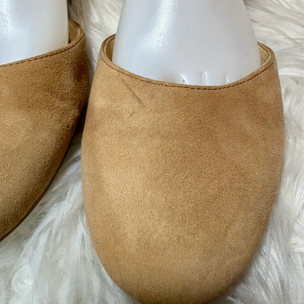 Paul Green  Tan Suede Leather Ballerina Flats - Image 7