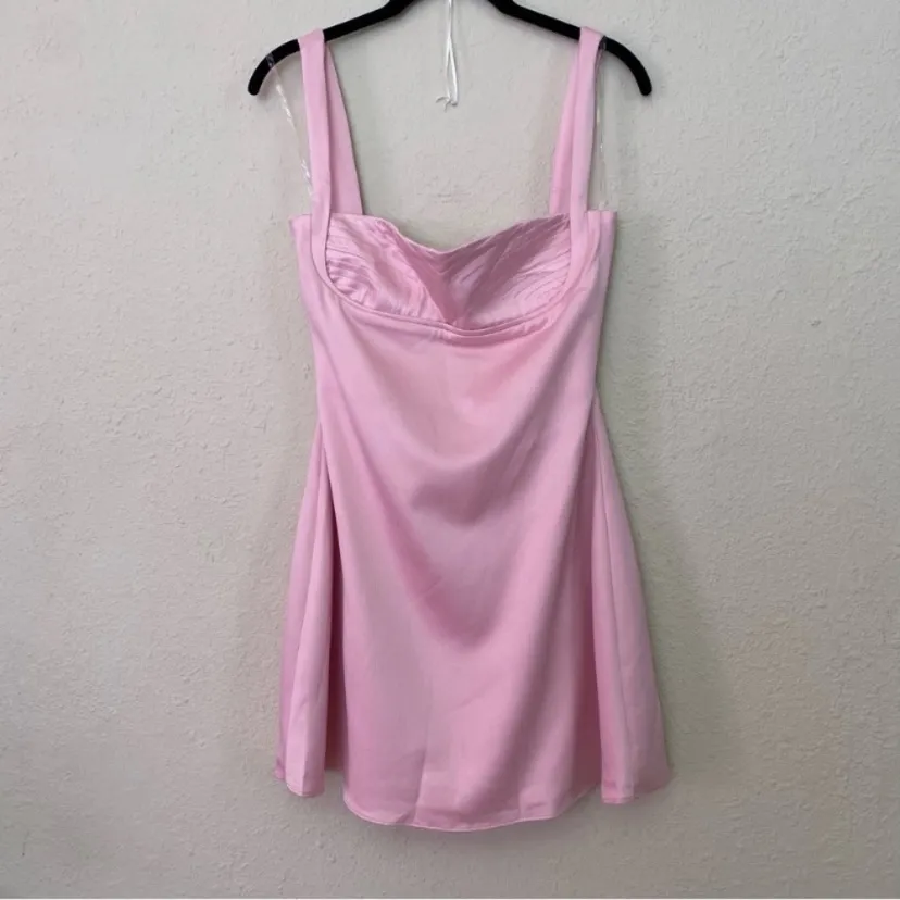 HOUSE OF CB 'Kara' Pink Quartz Mini‎ Dress NWOT size M - Image 4