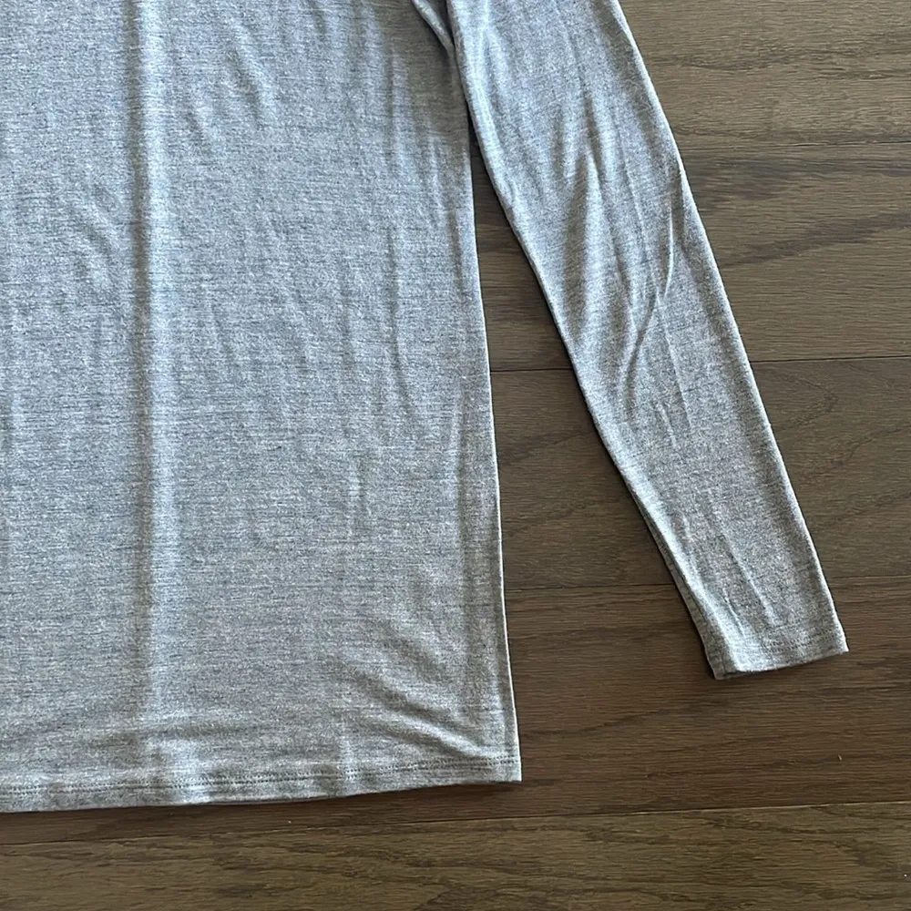 Lou and Grey Purple/Grey Long Sleeve Tee - Size XS - Image 4