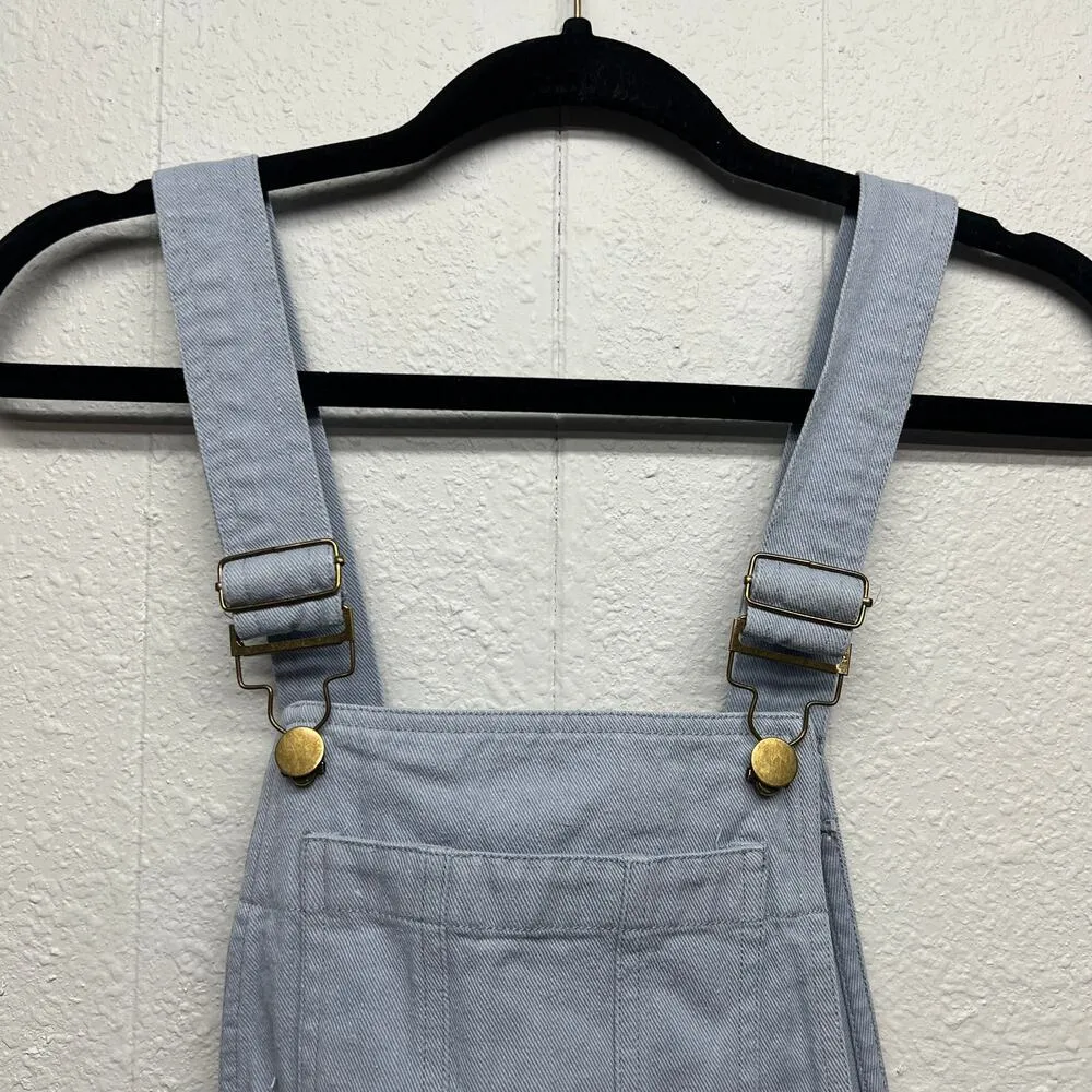 & Merci Cotton Denim Chic Coquette Cottagecore Shortalls Juniors Sz Medium - Image 3