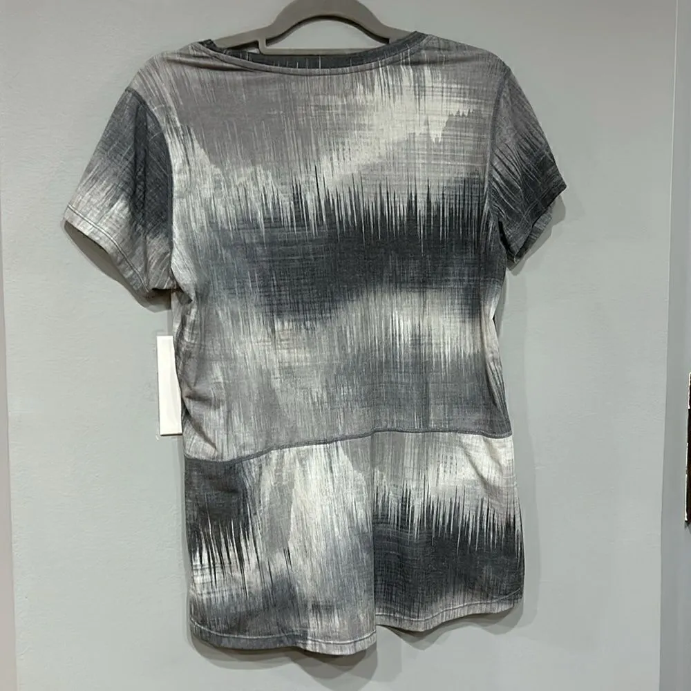 Marmot Women Gray Storm Size L Logan Hiking T-shirt BIN C‎ - Image 3