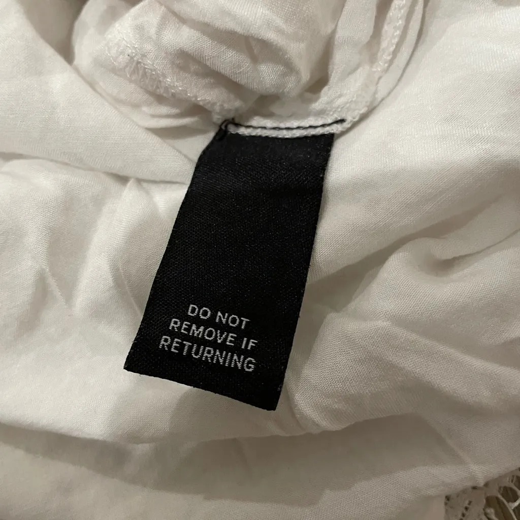 Cupcakes & Cashmere Lace rosella Blouse White Size M - Image 3