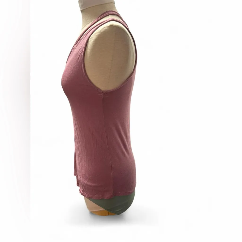 Almost Famous Pink Double Strap Relaxed Tank Top - Image 2