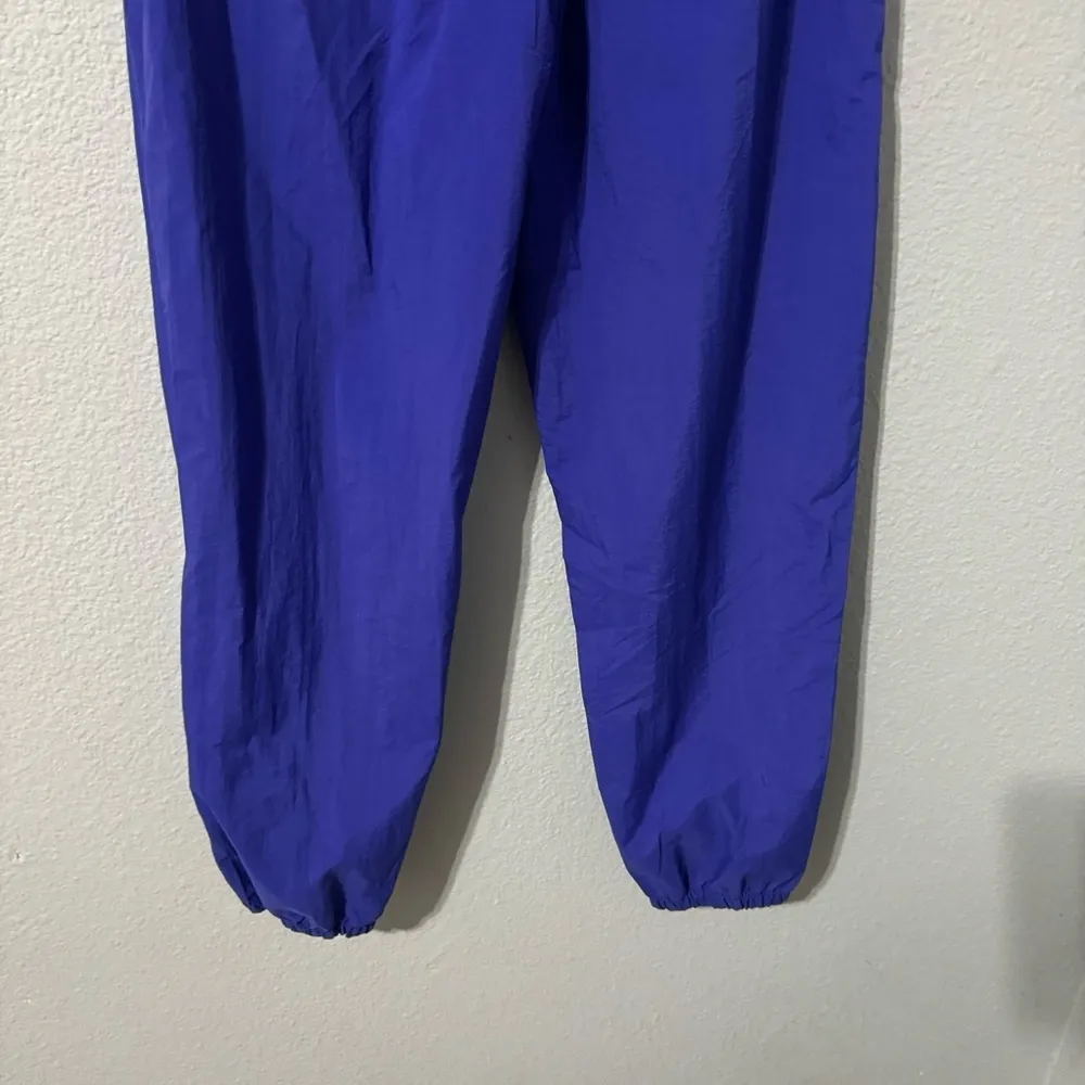 FILA Vintage Women  Purple Sweatpants Sportwear Nylon Size L Windbreaker - Image 11