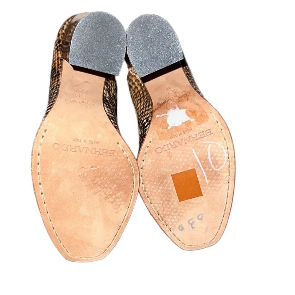 ✨ Bernardo Snake Skin Chunk Heel ✨ - Image 4
